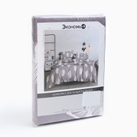 Постельное бельё Экономь и Я дуэт Feather 143*215см-2шт,215*220см,50*70см-2шт, полисатин,80г/м&sup2;