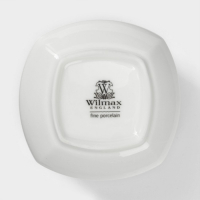 Сахарница фарфоровая с крышкой Wilmax Ilona, 340 мл, цвет белый