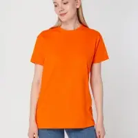 Футболка унисекс T-bolka 160, оранжевая, размер L