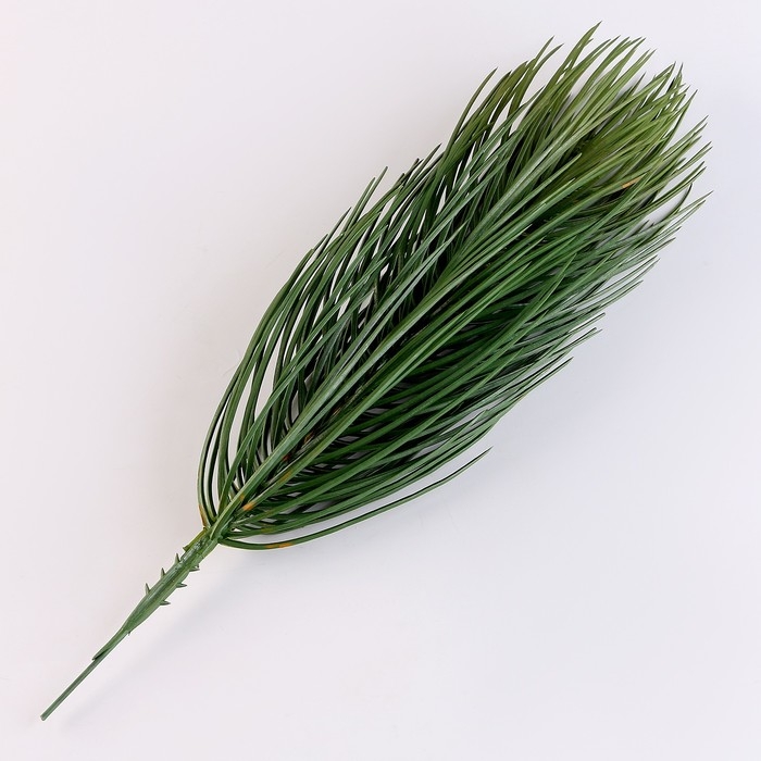 Новый год! Литая веточка, зелёная, набор 1 шт.