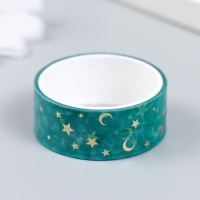 Клейкая лента бумага "Звёздное небо" набор 12 шт ширина 1,5 см намотка 2 м Клейкая лента бумага "Звёздное небо" набор 12 шт ширина 1,5 см намотка 2 м