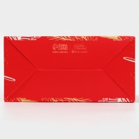 Коробочка для кексов &laquo;Красная С НГ&raquo;, 16 х 10 х 8 см, Новый год