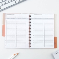 Планинг с разделителями «365 дней», мягкая обложка, формат А5, 50 листов Планинг с разделителями «365 дней», мягкая обложка, формат А5, 50 листов