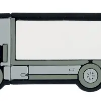 Флешка &laquo;Грузовик&raquo;, красная, 16 Гб