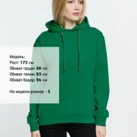 Худи Kirenga 2.0, зеленое, размер XS