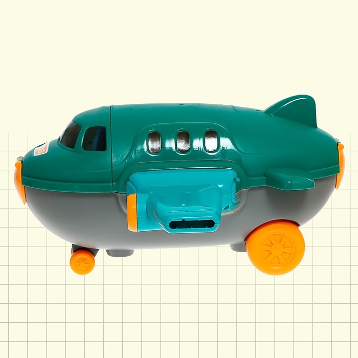 Игровой модуль 2 в 1 &laquo;Самолёт&raquo;, 45 элементов