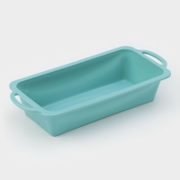 Форма для выпечки &laquo;Хлеб&raquo;, силикон, 31,5&times;14&times;6,5 см, цвет бирюзовый