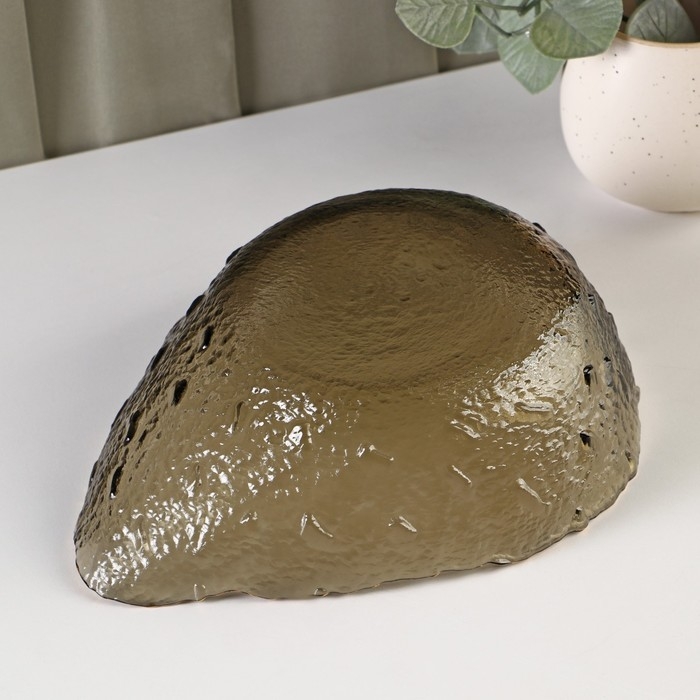 Салатник стеклянный фигурный &laquo;Ракушка&raquo;, 930 мл, 22,5&times;17,5&times;7 см