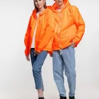 Дождевик Kivach Promo оранжевый неон, размер L