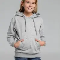 Худи детское Kirenga Kids 2.0, серый меланж, 6 лет