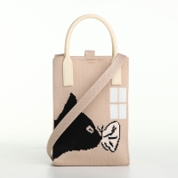 Сумка на кнопке &laquo;Выбражулька&raquo;, цвет бежевый