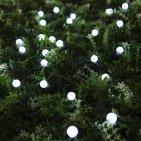 Гирлянда «Нить» 4.5 м с насадками «Шарики», IP44, тёмная нить, 30 LED, свечение белое, 2 режима, солнечная батарея Гирлянда «Нить» 4.5 м с насадками «Шарики», IP44, тёмная нить, 30 LED, свечение белое, 2 режима, солнечная батарея