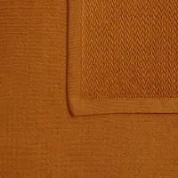 Плед Ornato, оранжевый (светлое золото)