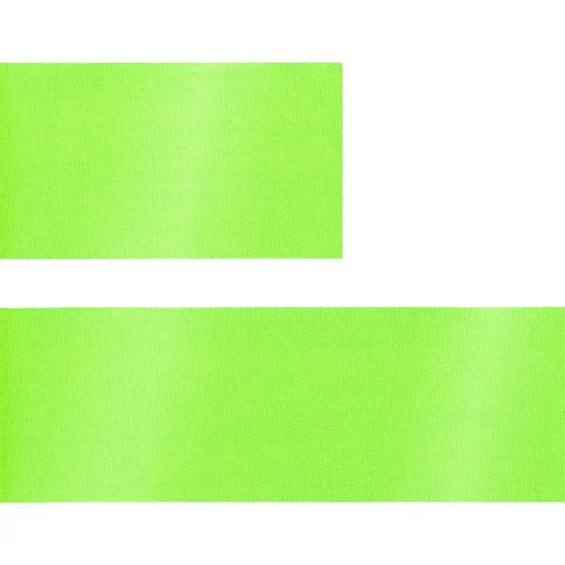 Лента сатиновая Satin 35 XXL, зеленый неон, 230 см