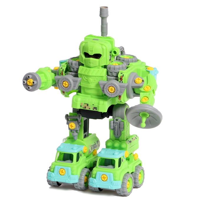 Конструктор винтовой &laquo;Робот военный&raquo;, 5 в 1