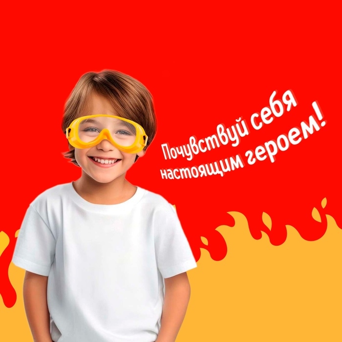 Набор пожарного &laquo;Огнеборец&raquo;, очки в комплекте