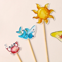 Набор топперов &laquo;Пиратская вечеринка&raquo;, набор 6 шт.