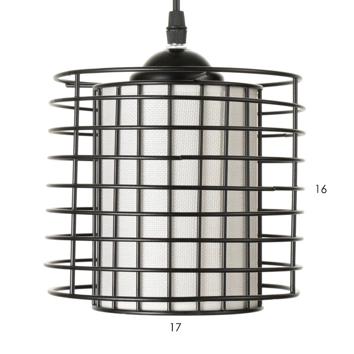 Светильник BayerLux "Одри" E27 40Вт черный 18х18х17 см