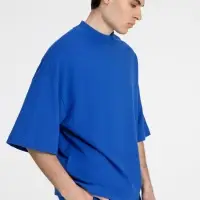 Футболка оверсайз унисекс T9, синяя, размер M/L Футболка оверсайз унисекс T9, синяя, размер M/L