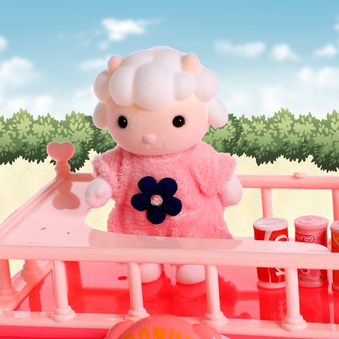 Дом для зверей &laquo;Зайчики: сладости&raquo; с набором аксессуаров