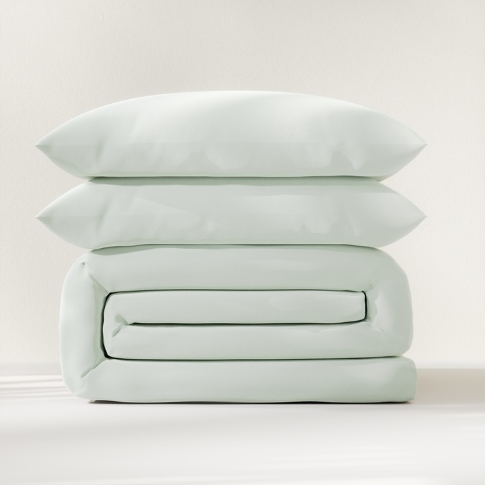 Постельное бельё LoveLife евро "Green tea" 200х215 см, 225х240 см, 50х70&plusmn; 3 см-2 шт, микрофибра 85 гр