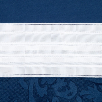 Штора портьерная "Этель" 230х270 см Валенсия Глубокий океан,100% п/э