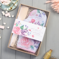 Кухонный набор «Улыбнись», варежка-прихватка 20х28 см, лопатка деревянная Кухонный набор «Улыбнись», варежка-прихватка 20х28 см, лопатка деревянная