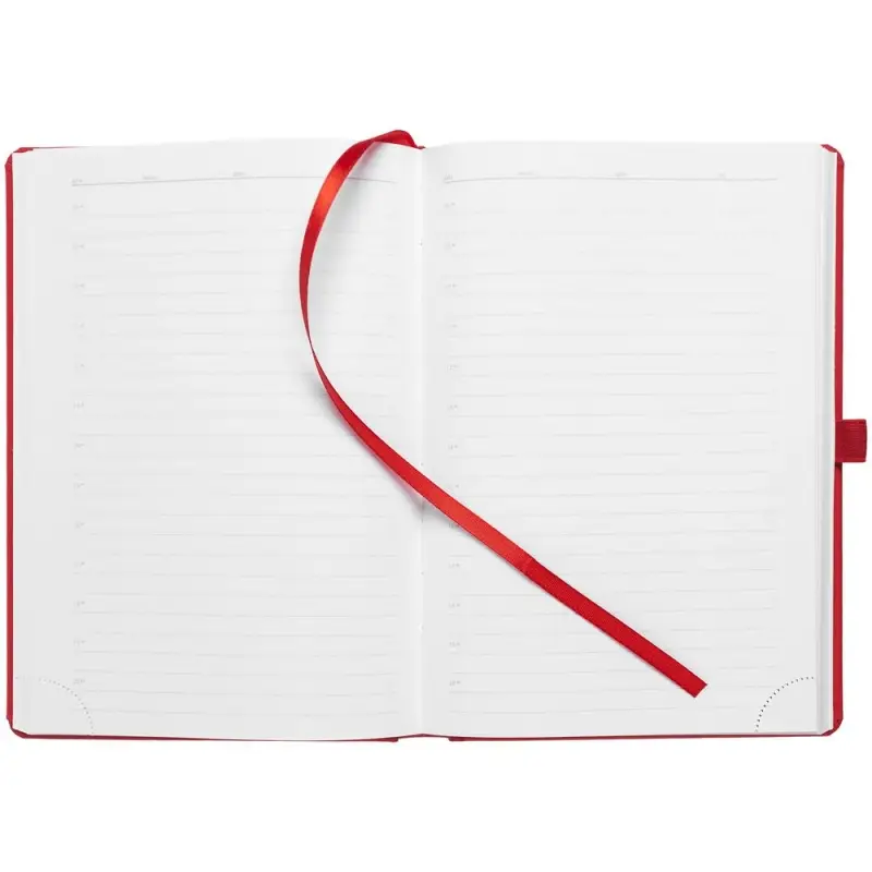 Ежедневник Favor Metal, недатированный, красный Ежедневник Favor Metal, недатированный, красный