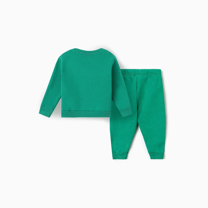 Костюм для мальчиков (свитшот, брюки), НАЧЁС, цвет зелёный, рост 86 см Костюм для мальчиков (свитшот, брюки), НАЧЁС, цвет зелёный, рост 86 см