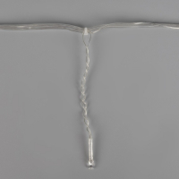 Гирлянда &laquo;Бахрома&raquo; 3 х 0.5 м, IP20, прозрачная нить, 80 LED, свечение зелёное, 8 режимов, 220 В