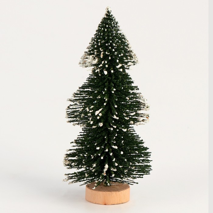 Новый год! Миниатюра кукольная &laquo;Ёлочка со снегом&raquo;, набор 3 шт., размер 1 шт. &mdash; 8 &times; 4 &times; 4 см