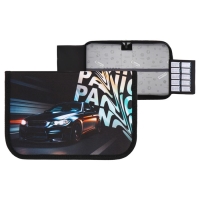 Пенал 1 секция 140 х 210 х 40 мм, откидной карман и косметичка, тканевый, Calligrata TOP Content "Тачка panic" Пенал 1 секция 140 х 210 х 40 мм, откидной карман и косметичка, тканевый, Calligrata TOP Content "Тачка panic"