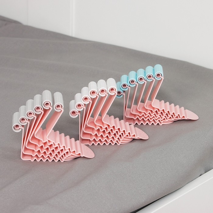 Держатель для простыни, 6 шт, 10&times;5&times;7 см, цвет МИКС