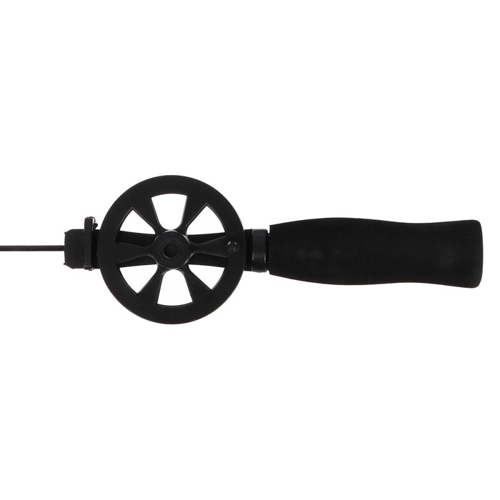 Удочка зимняя, ручка неопрен, направляющая лески, красная, HFB-16F