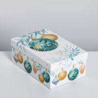 Набор подарочных коробок 10 в 1 &laquo;Счастливого Нового года&raquo;, 12 х 7 х 4 - 32.5 х 20 х 12.5 см, Новый год