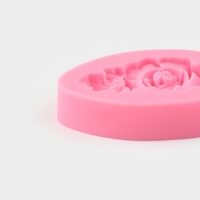 Молд Доляна &laquo;Розан&raquo;, силикон, 7&times;4&times;1 см, цвет МИКС
