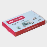 Набор для суши из стекла Доляна «Пагода», 3 предмета: соусники 8×2 см, 8×6 см, подставка 25×15×2 см Набор для суши из стекла Доляна «Пагода», 3 предмета: соусники 8×2 см, 8×6 см, подставка 25×15×2 см