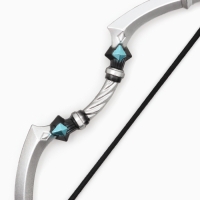 Сувенирное оружие мини "Лук Геншин" брелок, 26см, черный Сувенирное оружие мини "Лук Геншин" брелок, 26см, черный