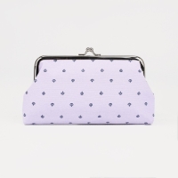 Косметичка на фермуаре, цвет сиреневый Косметичка на фермуаре, цвет сиреневый