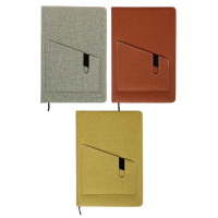 Ежедневник недатированный А5, 80 листов, линия, обложка пвх, с карманом, МИКС Ежедневник недатированный А5, 80 листов, линия, обложка пвх, с карманом, МИКС