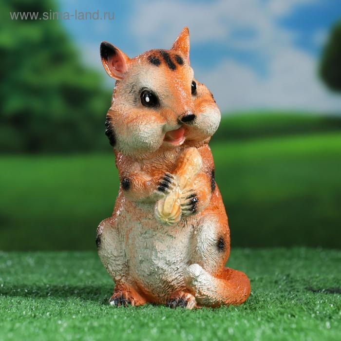 Садовая фигура Садовая фигура "Бурундук Боря" 10х16х19см