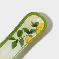 Подставка стеклянная под ложку Доляна &laquo;Дольче&raquo;, 23,5&times;8,3 см