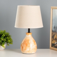 Настольная лампа "Адара" Е14 40Вт оранжевый 20х20х33см RISALUX