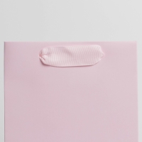 Пакет подарочный под бутылку, упаковка, &laquo;Розовый&raquo;, 13 x 35 x 10 см