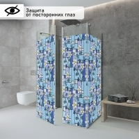 Витражная плёнка «Мозаика из цветов», 45×200 см Витражная плёнка «Мозаика из цветов», 45×200 см