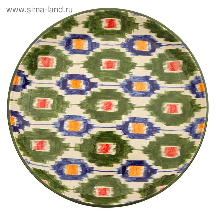 Ляган Риштанская Керамика Ляган Риштанская Керамика "Атлас", 37 см, микс