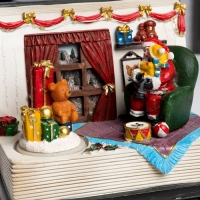 Светодиодная фигура &laquo;Праздничный вечер&raquo; 19 &times; 15 &times; 12 см, полистоун, батарейки ААх3 (не в комплекте), USB, свечение мульти