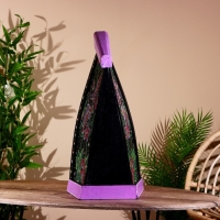 Интерьерная подставка "Лодочка" албезия 30х22х65 см Интерьерная подставка "Лодочка" албезия 30х22х65 см