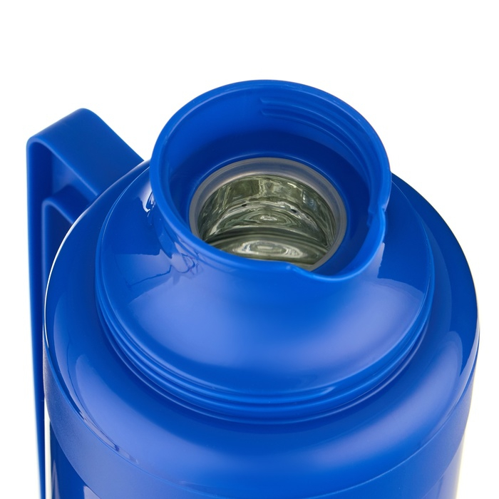 Термос 1.8 л, со стеклянной колбой, 12 х 36 см, синий Термос 1.8 л, со стеклянной колбой, 12 х 36 см, синий