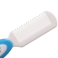 Набор расчесок с нейлоновой щетиной М&В, цвет голубой Набор расчесок с нейлоновой щетиной М&В, цвет голубой